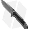 Kershaw Fringe A/O Frame Lock Knife Gray SS/Carbon Fiber (3" Gray) 8310 -Outdoor Practical Tool Shop Kershaw Fringe AO Gray SS Carbon Fiber Gray BHQ 80593 er