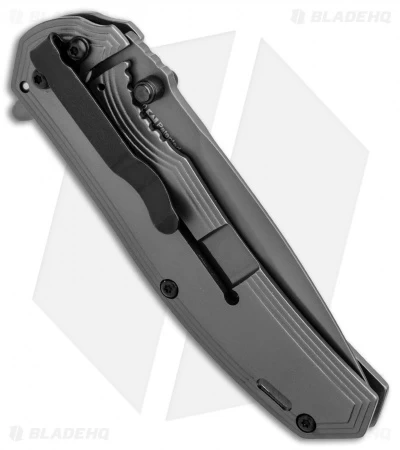 Kershaw Fringe A/O Frame Lock Knife Gray SS/Carbon Fiber (3" Gray) 8310 4 Kershaw Fringe A/O Frame Lock Knife Gray SS/Carbon Fiber (3" Gray) 8310 - Image 2