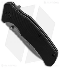 Kershaw Huddle Assisted Opening Knife Black GFN (3.25" Stonewash ) 1326 -Outdoor Practical Tool Shop Kershaw Huddle Black GFN SW BHQ 83237 er spine