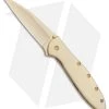 Kershaw Leek Assisted Opening Knife 24K Gold Plated (3" Gold) 1660G -Outdoor Practical Tool Shop Kershaw Leek 24K Gold Plated Gold KS1660G BHQ 76611 jr