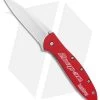 Kershaw Leek Assisted Opening Liner Lock Knife Red Snap On (3" Bead Blast) -Outdoor Practical Tool Shop Kershaw Leek Assited Opening LL Red Snap On BB KS1660RAT BHQ 99879 jr