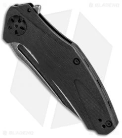 Kershaw Natrix A/O Knife Black G-10 (3.25" BlackWash) 7007BLKBW -Outdoor Practical Tool Shop Kershaw Natrix AO Black G 10 BlackWash 7007BLKBW BHQ 82902 jr spine