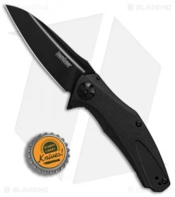 Kershaw Natrix Assisted Opening Sub-Frame Lock Knife Black G-10 (3.25" Black) -Outdoor Practical Tool Shop Kershaw Natrix Black G10 black BHQ 80569 er bottlecap