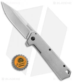 Kershaw Passage Assisted Opening Knife Stainless Steel (3.5" Stonewash) -Outdoor Practical Tool Shop Kershaw Passage KS1361X BHQ 104004 jr bottlecap