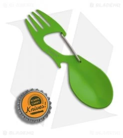 Kershaw Ration Stainless Steel Spork Multi-tool (Green) 1140GRN -Outdoor Practical Tool Shop Kershaw Ration Stainless Steel Spork Multi Tool Green BHQ 89674 er bottlecap