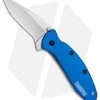 Kershaw Scallion Assisted Opening Knife Navy Blue (2.25" Bead Blast) 1620NB -Outdoor Practical Tool Shop Kershaw Scallion Assisted Opening Navy Blue BB 1620NB BHQ 14803 jr