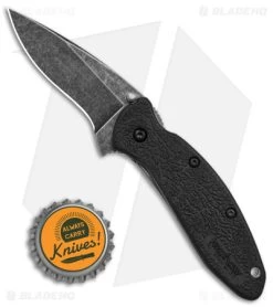 Kershaw Scallion Assisted Opening Knife Black (2.25" Blackwash) 9 Kershaw Scallion Assisted Opening Knife Black (2.25" Blackwash) -Outdoor Practical Tool Shop Kershaw Scallion LL AO Blackwash BHQ 154169 td size