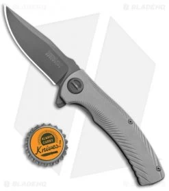 Kershaw Seguin Assisted Opening Frame Lock Knife Gray (3.1" Gray) 3490 10 Kershaw Seguin Assisted Opening Frame Lock Knife Gray (3.1" Gray) 3490 -Outdoor Practical Tool Shop Kershaw Seguin SA FL Gray Gray 3490 BHQ 94082 jr bottlecap