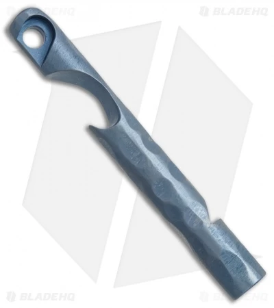 Kizer Siren 1 EDC Whistle Bottle Opener Keychain - Blue Sculpted Ti 4 Kizer Siren 1 EDC Whistle Bottle Opener Keychain - Blue Sculpted Ti - Image 2