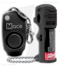 Mace Pocket Model 2-in-1 Alarm/Pepper Spray Combo Polymer (Black)
