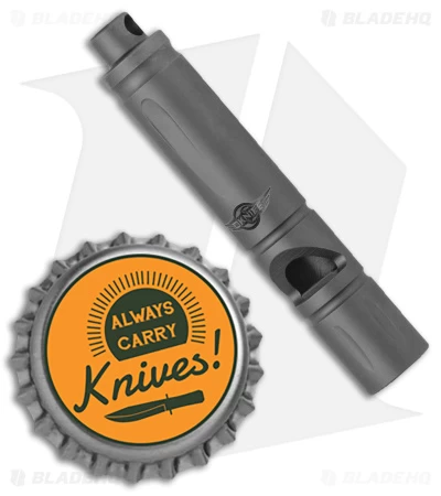 Olight Emergency Titanium Whistle - Gray 5 Olight Emergency Titanium Whistle - Gray - Image 3