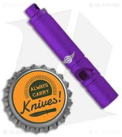 Olight Emergency Titanium Whistle - Purple -Outdoor Practical Tool Shop Olight Emergency Ti Whistle Purple BHQ 177224 jr bottlecap