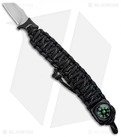 Outdoor Edge ParaSpark Survival Bracelet Knife Black (1.37" Stonewash) 3 Outdoor Edge ParaSpark Survival Bracelet Knife Black (1.37" Stonewash)