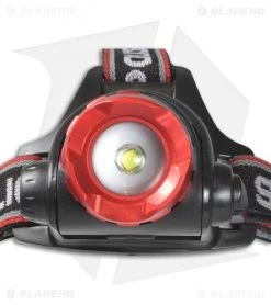 Police Security Elite Lookout Headlamp Red/Black (970 Lumens) 98070 -Outdoor Practical Tool Shop Police Security Lookout Headlamp BHQ 116126 jr front