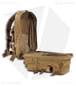 Red Rock Outdoor Gear Assault Pack Tan 80126COY -Outdoor Practical Tool Shop Red Rock Outdoor Gear Assault Pack Tan BP 23959 jr open