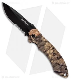 Remington F.A.S.T. 2.0 Spring Assisted Knife Green Camo Aluminum (3.62" Black)
