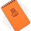 Rite In The Rain Top Bound Memo 3.25" X 5.25" All-Weather Notebook (Orange) OR35 -Outdoor Practical Tool Shop Rite in the Rain Top Spiral Notebook Orange BHQ 86853 jr