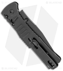 SOG SlimJim Black Assisted Opening Knife (3.18" Black Plain) SJ-32 -Outdoor Practical Tool Shop SOG SlimJim Black Assisted Opening Black BHQ 11534 jr side