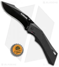 Schrade Shiznit MAGIC Spring Assisted Knife Black (3.375" Black) 7 Schrade Shiznit MAGIC Spring Assisted Knife Black (3.375" Black) -Outdoor Practical Tool Shop Schrade Shiznit MAGIC SA Black Black SCHA13B BHQ 61999 jr bottlecap