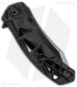 Schrade Shizzle MAGIC Spring Assisted Knife Black (3.375" Black) 8 Schrade Shizzle MAGIC Spring Assisted Knife Black (3.375" Black) -Outdoor Practical Tool Shop Schrade Shizzle MAGIC SA Black Black SCHA11B BHQ 61991 jr side