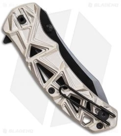 Schrade Shizzle MAGIC Spring Assisted Knife Champagne (3.375" Black) -Outdoor Practical Tool Shop Schrade Shizzle MAGIC SA Champagne Black SCHA11C BHQ 61993 jr side