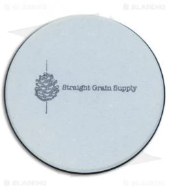 Straight Grain Supply Dual-Grit Round Sharpening Stone 240/400