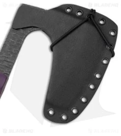 Stroup Knives Viking Axe Purple G-10 W/ Kydex Sheath -Outdoor Practical Tool Shop Stroup Knives Tomahawk Viking Purple G 10 BHQ 175260 jr sheath