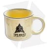 TOPS Knives Coffee Ceramic Mug 13 Oz. Yellow 1 TOPS Knives Coffee Ceramic Mug 13 Oz. Yellow -Outdoor Practical Tool Shop TOPS Knives Coffee Mug 13oz BHQ 116814 LS