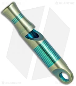 WE Knife Co. 120dB Titanium Whistle Green A-05C
