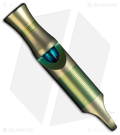 WE Knife Co. 120dB Titanium Whistle Green W/ Brown Paracord A-05CP 4 WE Knife Co. 120dB Titanium Whistle Green W/ Brown Paracord A-05CP - Image 2