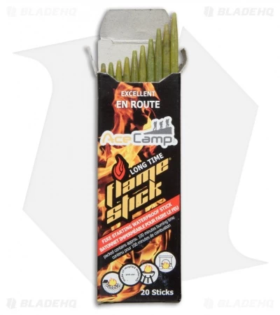 Ace Camp Flamesticks Firestarter (Pack Of 20) 3 Ace Camp Flamesticks Firestarter (Pack Of 20)