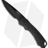 CRKT Lerch Moxie Knife Black Spring Assisted Folder (3.29" Black Plain) 1100 -Outdoor Practical Tool Shop crkt 1100 moxie black