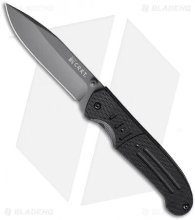 CRKT Ignitor T Spring Assisted Knife W/ Black G10 (3.38" Gray Plain) 6860 3 CRKT Ignitor T Spring Assisted Knife W/ Black G10 (3.38" Gray Plain) 6860