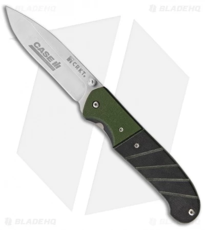 CRKT Ignitor Case Spring Assisted Knife Black/Green G-10 (3.38" Satin) 6850CIH 3 CRKT Ignitor Case Spring Assisted Knife Black/Green G-10 (3.38" Satin) 6850CIH