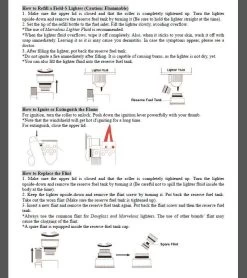 Douglass Field-S Lighter Waterproof Japan (Diamond Cut Ribbed) -Outdoor Practical Tool Shop douglass field lighter instructions 1