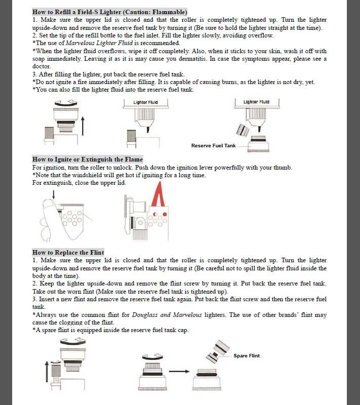Douglass Field-S Lighter Waterproof Japan (Diamond Cut) 6 Douglass Field-S Lighter Waterproof Japan (Diamond Cut) - Image 4
