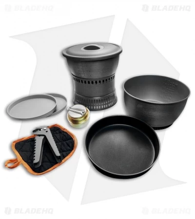 Esbit Hard Anodized Aluminum Alcohol Fuel Cookset (80 Oz.) 3 Esbit Hard Anodized Aluminum Alcohol Fuel Cookset (80 Oz.)