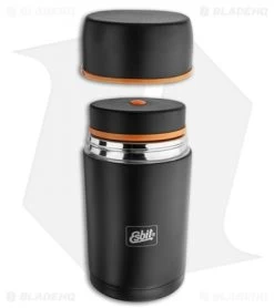 Esbit Stainless Steel Vacuum Food Jug 1L FJ1000ML -Outdoor Practical Tool Shop esbit food jug1litter fj1000ml stainless steel black orange open