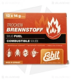 Esbit Large Pocket Stove W/ 12 X 14g Solid Fuel Tablets -Outdoor Practical Tool Shop esbit pocket stove large fuel