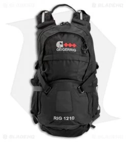 Geigerrig RIG 1210 Black Hydration Pack W/ 100 Oz. Bladder