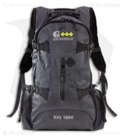 Geigerrig RIG 1600 Gunmetal Citris Hydration Pack W/ 100 Oz. Bladder