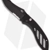 Gerber Instant Assisted Opening Knife (3.18" Black Serr) AO -Outdoor Practical Tool Shop gerber instant ao 30 000752n