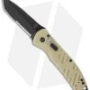 Gerber Propel Downrange AO Knife Desert Tan Assisted Opening (3.5" Black Serr) -Outdoor Practical Tool Shop gerber propel downrange auto 30 000725n