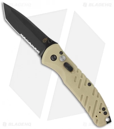 Gerber Propel Downrange AO Knife Desert Tan Assisted Opening (3.5" Black Serr) 3 Gerber Propel Downrange AO Knife Desert Tan Assisted Opening (3.5" Black Serr)