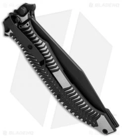 HTM Darrel Ralph AXD 5.5 Spring Assisted Knife Two-Tone Ti (5.5" Black) -Outdoor Practical Tool Shop htm axd assist black tanto cm side