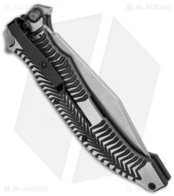 HTM Darrel Ralph AXD 5.5 Spring Assisted Knife Two-Tone Ti (5.5" Stonewash) -Outdoor Practical Tool Shop htm axd assist sw bowie cm side