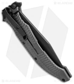 HTM Darrel Ralph AXD 5.5 Manual Folder Knife Bead Blast Ti (5.5" Black) -Outdoor Practical Tool Shop htm axd manual black tanto cm side