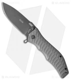HTM Darrel Ralph Large Gun Hammer Torpedo Spring Assisted Knife GRY (3.8" Black)