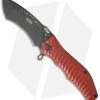 HTM Darrel Ralph Gun Hammer Radian Spring Assisted Knife Red (3.5" Black) -Outdoor Practical Tool Shop htm gun hammer assist crimson red dlc r cm