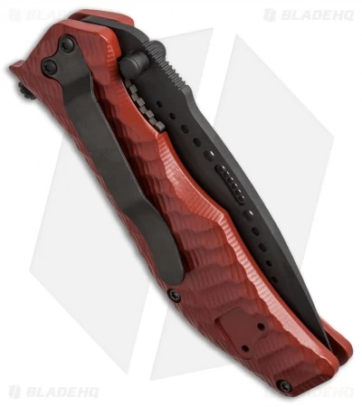 HTM Darrel Ralph Gun Hammer Radian Spring Assisted Knife Red (3.5" Black) 5 HTM Darrel Ralph Gun Hammer Radian Spring Assisted Knife Red (3.5" Black) - Image 3